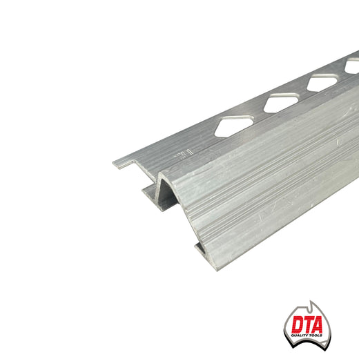 DTA-Transition Edge-10mm-Aluminium-Plain-3 m Length