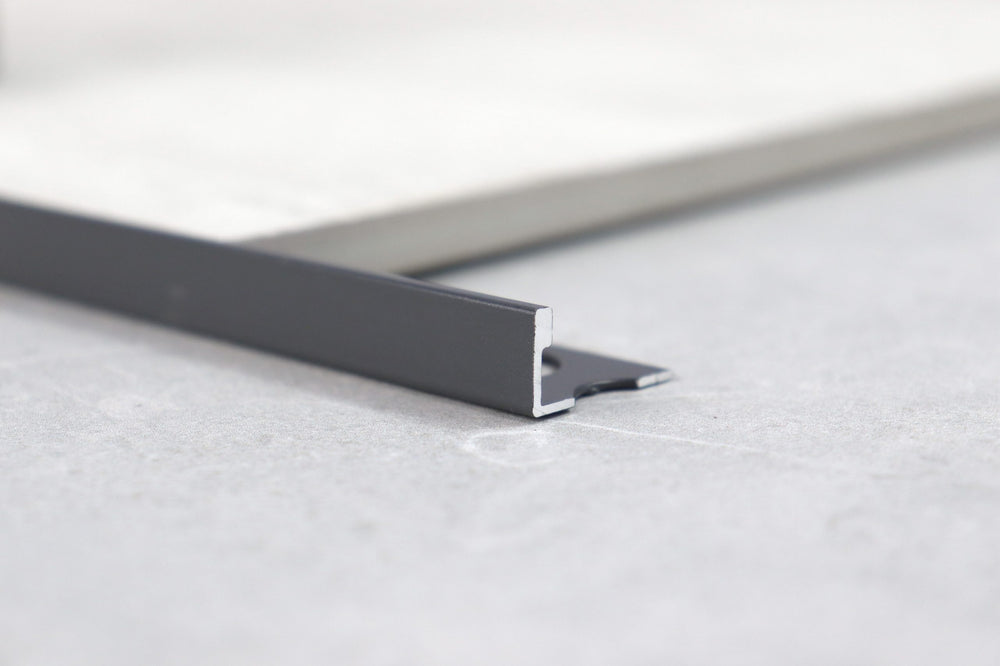 BAT-L Shape Angle-10mm-Aluminium-Gunmetal Grey-3 m Length