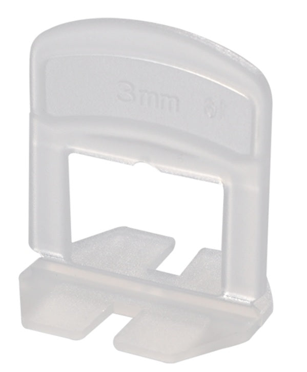 Flatout-Levelling Clip-Size:3mm-Thickness:3-15mm-Bag of 250