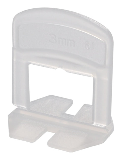 Flatout-Levelling Clip-Size:3mm-Thickness:3-15mm-Bag of 250