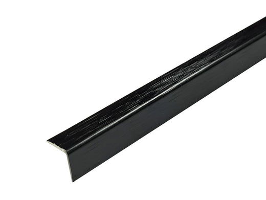 DTA-Retro Fit L Shape Trim -10mm-Aluminium-Brushed Black-3 m Length