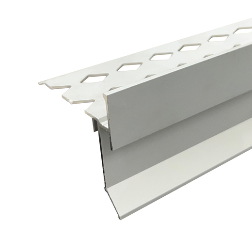 DTA-Balcony Trim Weep-10mm-Aluminium-Matt Silver-3 m Length