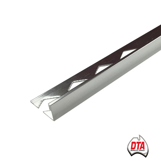 DTA-Spectrim L Shape Angle-10mm-Aluminium-Bright Silver-3 m Length