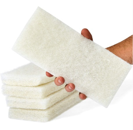 CleanX-Scouring Pad-White-Each