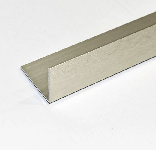 Amark-GEO Angle-50mmx40x1.6mm-Aluminium-Brushed Nickel-3 m Length