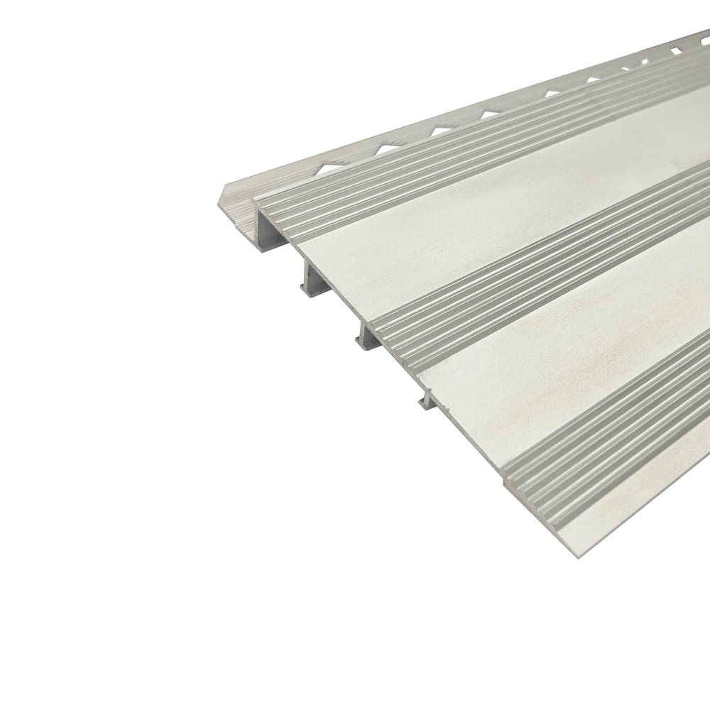 DTA-Transition Edge-10mm-Aluminium-Matt Silver-3 m Length