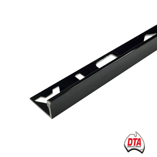 DTA-L Shape Angle-10mm-Aluminium-Gloss Black-3 m Length