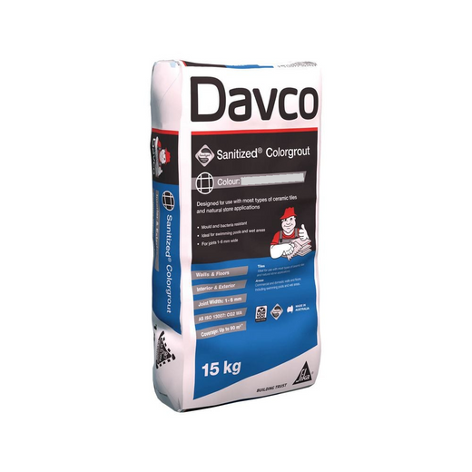 Davco-Sanitized Colorgrout-Light Grey-15 kg Bag