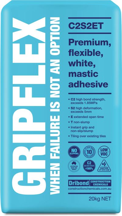 Construction Chemicals (Dribond)-Gripflex-White-20 kg Bag