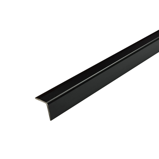 DTA-Retro Fit L Shape Trim -20mm-Aluminium-Matt Black-3 m Length