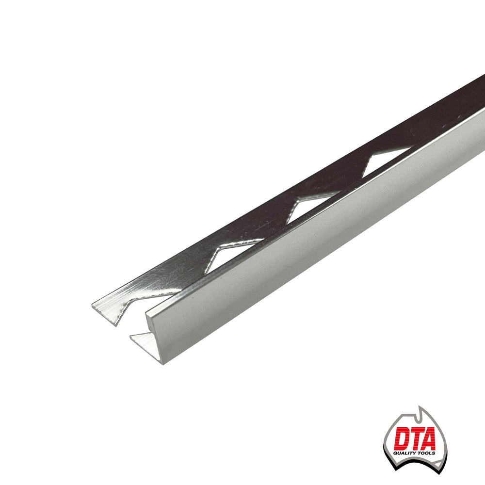 DTA-Spectrim L Shape Angle-12mm-Aluminium-Bright Silver-3 m Length