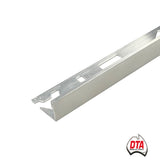 DTA-L Shape Angle-11mm-Aluminium-Perforated-3 m Length