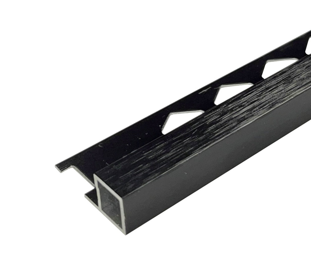 DTA-Box Trim-12mm-Aluminium-Brushed Black-3 m Length