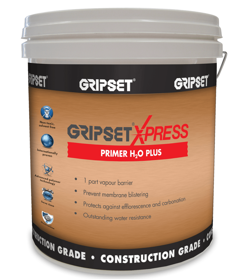 Gripset-Xpress H2O Primer -Clear-10 Ltr Bucket