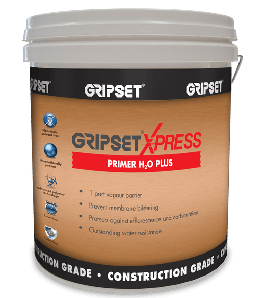 Gripset-Xpress H2O Primer -Clear-10 Ltr Bucket