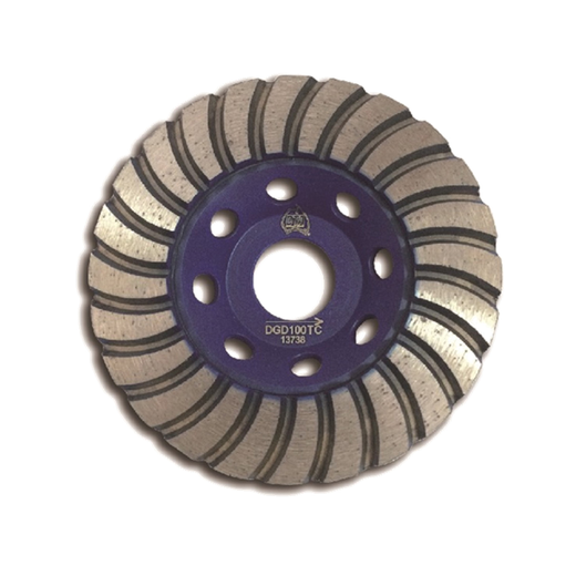 DTA-Grinding Cup wheel-Diamond-Size:Course Turbo-Diameter:125mm-Each