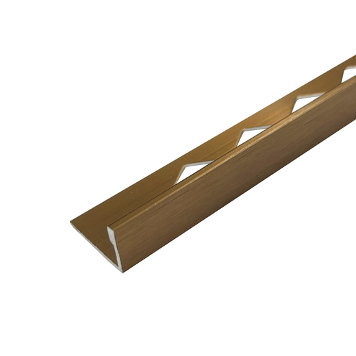 DTA-L Shape Angle-10mm-Aluminium-Brushed Copper-3 m Length
