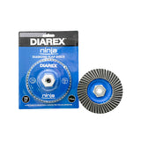 Diarex-Flap Disc-Diamond-Size:120 Grit-Diameter:115mm-Each