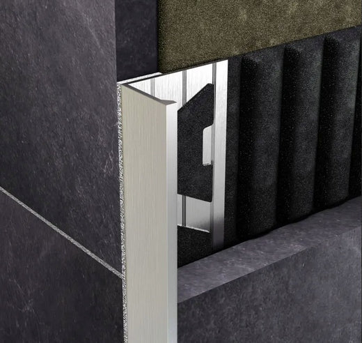 Amark-L Shape Angle-12mm-Aluminium-Brushed-3 m Length