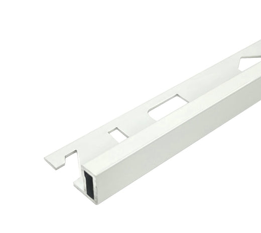 DTA-Contempo Edge-10mm-Aluminium-White-3 m Length