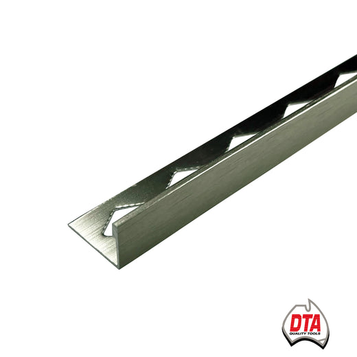 DTA-Spectrim L Shape Angle-11mm-Aluminium-Brushed Gunmetal-3 m Length