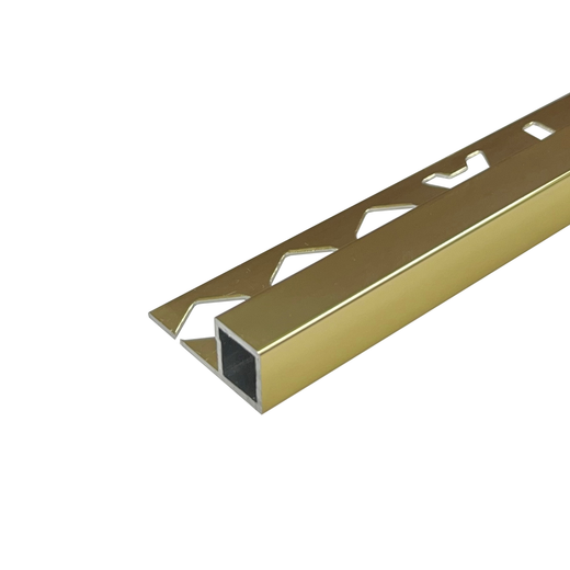 DTA-Box Trim-10mm-Aluminium-Bright Gold-3 m Length