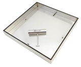 HIde-Skimmer Lid, Drain Cover Kit, HDC342-10, S/Steel-Each