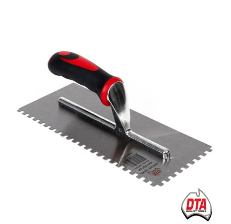 DTA-Notch Trowel Long-Size:10mm-Length:400mm-Each