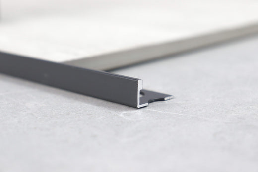BAT-L Shape Angle-12mm-Aluminium-Gunmetal Grey-3 m Length
