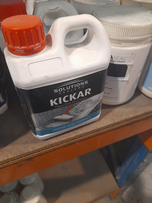 Solutions Sealers-KICKAR Heavy Duty Acid Cleaner-1 Ltr Drum