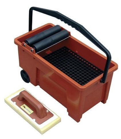 Raimondi-WASHBOY GROUT CLEAN UP SYSTEM ( inc 1 handle / sponge )-Brown-Kit