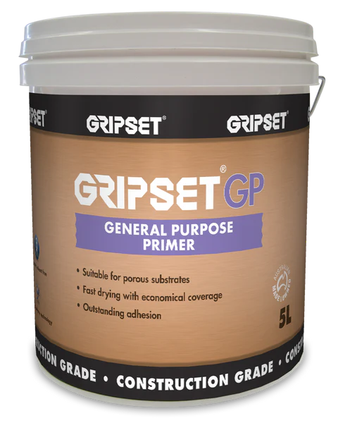 Gripset-GP Primer-Clear-15 Ltr Bucket