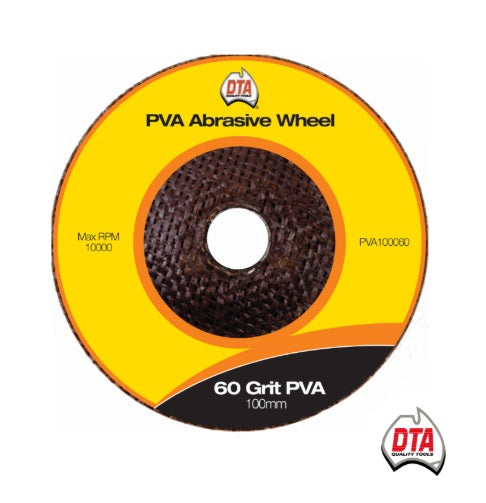 DTA-PVA Wheel-Size:60 Grit-Diameter:100mm-Each