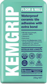 Construction Chemicals (Dribond)-Kemgrip Floor & Wall-20 kg Bag