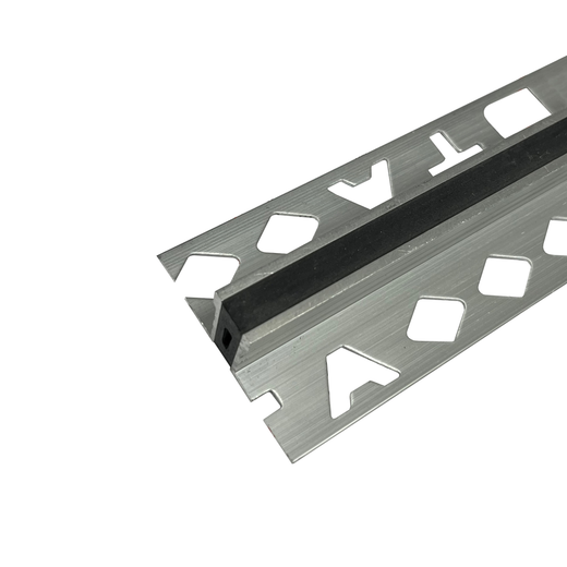 DTA-Neoprene Expansion Joint -18mmx6mm-Aluminium-Black-3 m Length