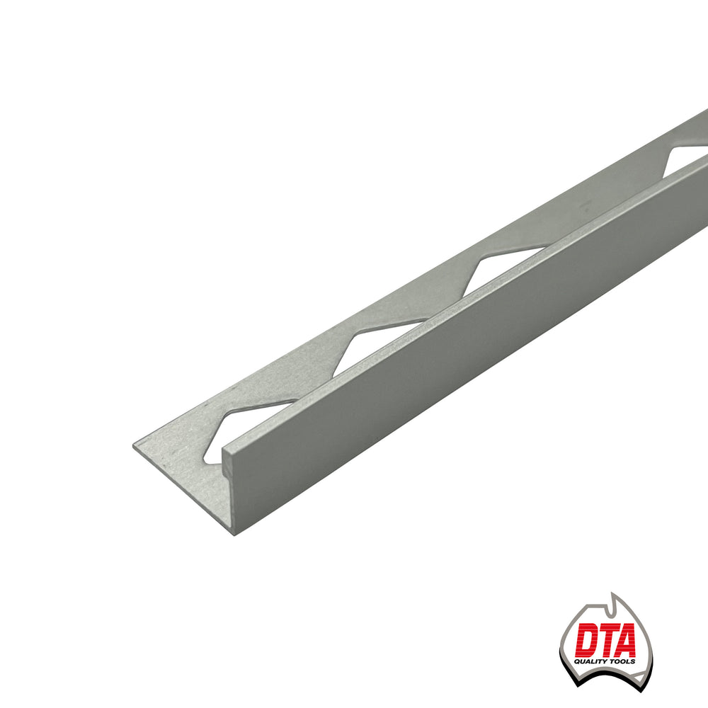 DTA-Spectrim L Shape Angle-12mm-Aluminium-Matt Silver-3 m Length