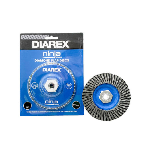 Diarex-Flap Disc-Diamond-Size:60 Grit-Diameter:115mm-Each