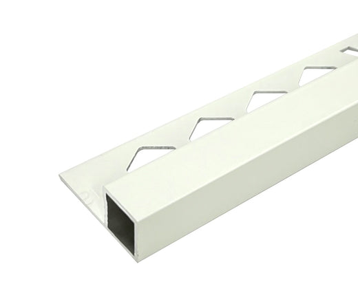 DTA-Box Trim-8mm-Aluminium-Matt White-3 m Length