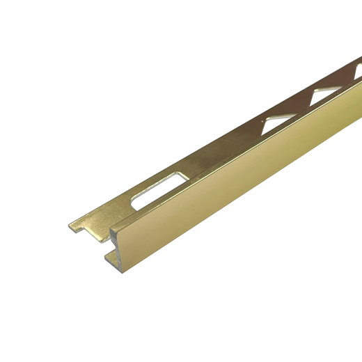 DTA-L Shape Angle-18mm-Aluminium-Bright Gold-3 m Length