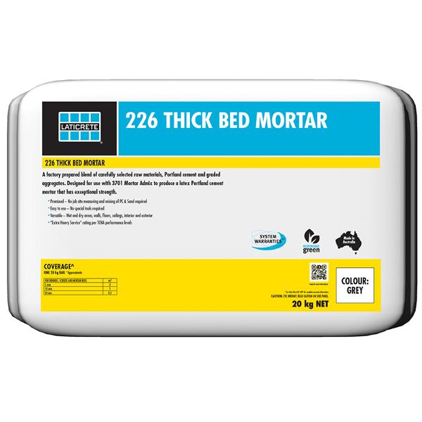 Laticrete-226 Thick Bed Mortar-Grey-20 kg Bag