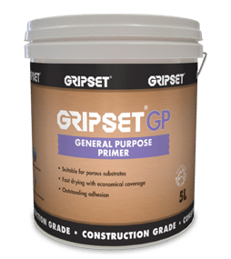 Gripset-GP Primer-Clear-5 Ltr Bucket