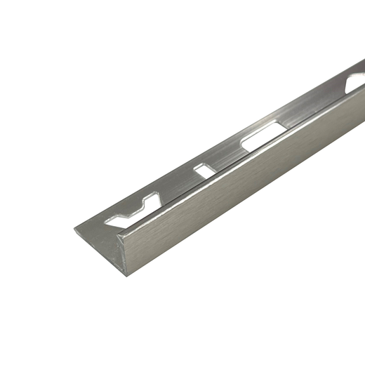 DTA-L Shape Angle-15mm-Aluminium-Brushed Nickel-3 m Length