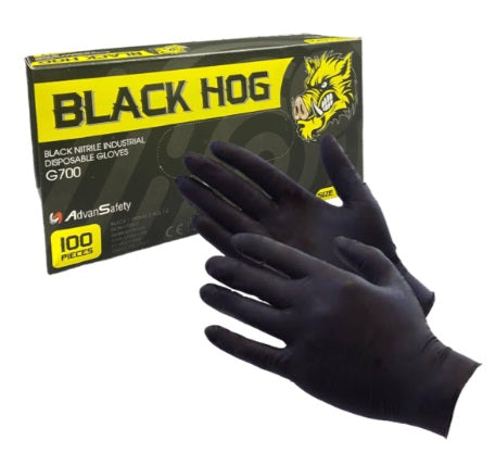Black Hog-Gloves-Size:Large Latex-Box of 100