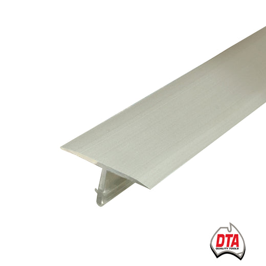 DTA-Divider Trim-22mm-Aluminium-Matt Silver-2.5 m Length