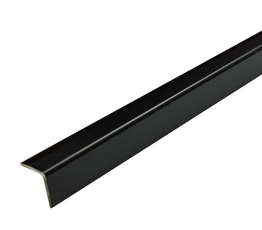 DTA-Retro Fit L Shape Trim -10mm-Aluminium-Matt Black-3 m Length