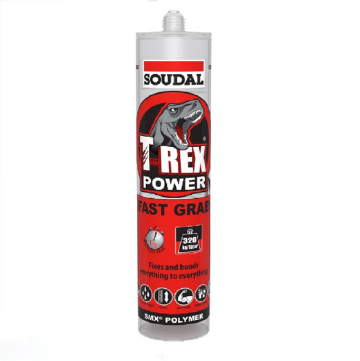 Soudal-T-REX Power Fast Bonding-White-290 ml Cartridge