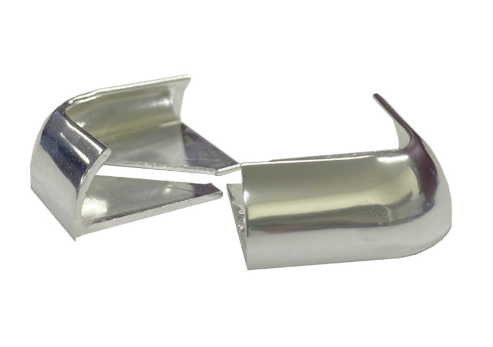 DTA-Corner Round-10mm-Aluminium-Bright Silver-2 no of items Pack