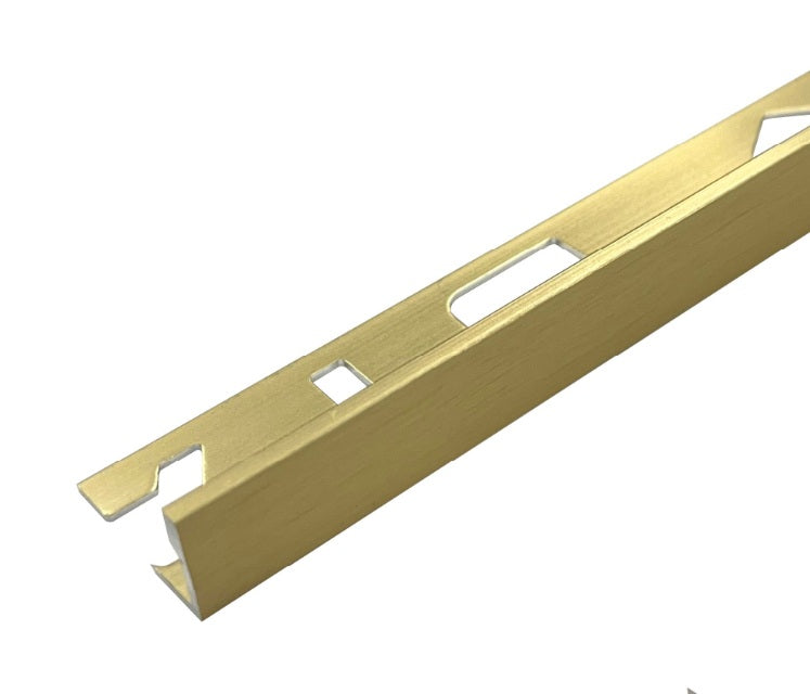 DTA-L Shape Angle-20mm-Aluminium-Brushed Gold-3 m Length