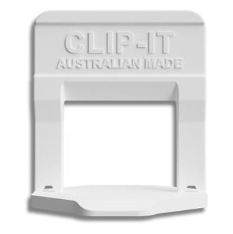 Clip-It-Levelling Clip-White-Size:1.5mm-Height:6-12mm-Box of 3000