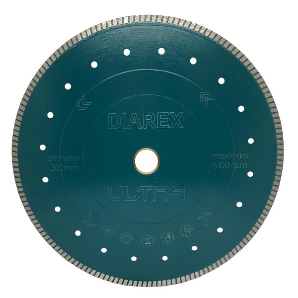 Diarex-Saw Blade Ultra Thin Turbo-Diamond-Size:180mm-Each